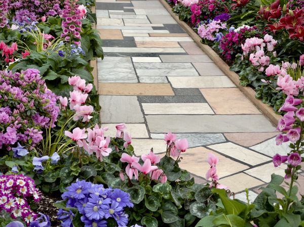 Garden Path Installation in Cave Creek
