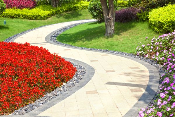 Garden Walkway Installation in Cave Creek
