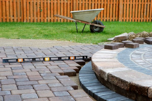 Patio Brick Installation in Cave Creek